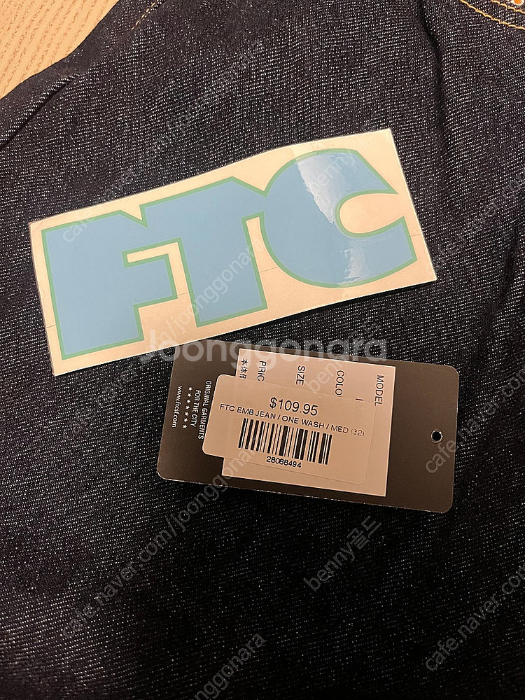 가격인하) FTC 일제 배기핏 데님--2