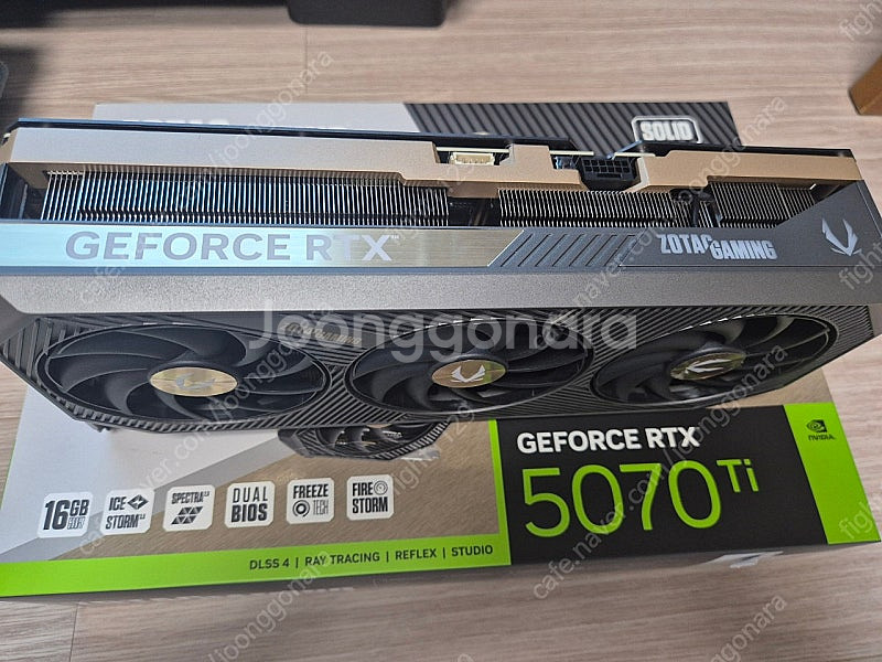 ZOTAC RTX 5070 Ti SOLID OC 팝니다...--1