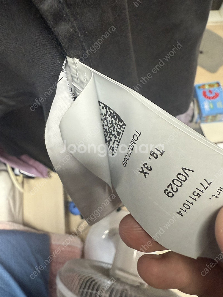 스톤아일랜드 스트래치 코튼 올 사틴 오버셔츠 자켓 네로...--2