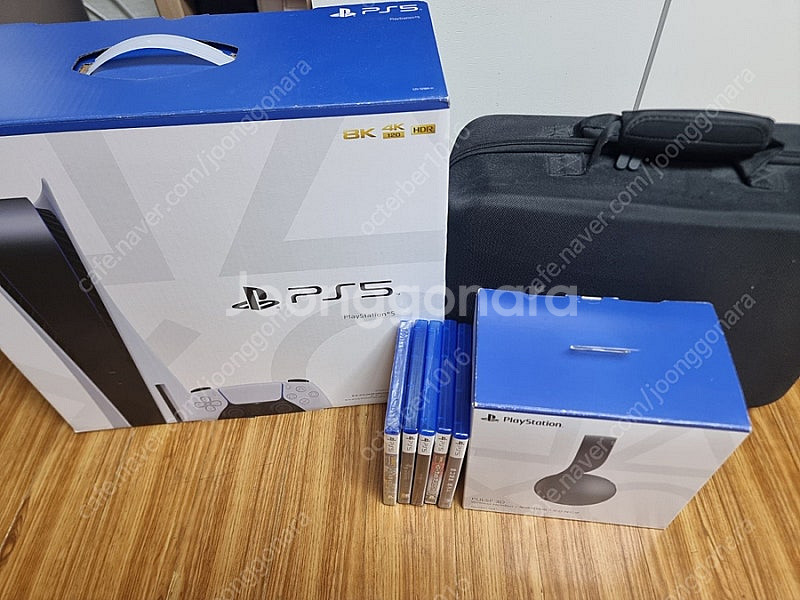PS5 디스크 본체 1218A 풀박스, 헤드셋, 타이틀...--0