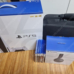PS5 디스크 본체 1218A 풀박스, 헤드셋, 타이틀5장 일괄 판매