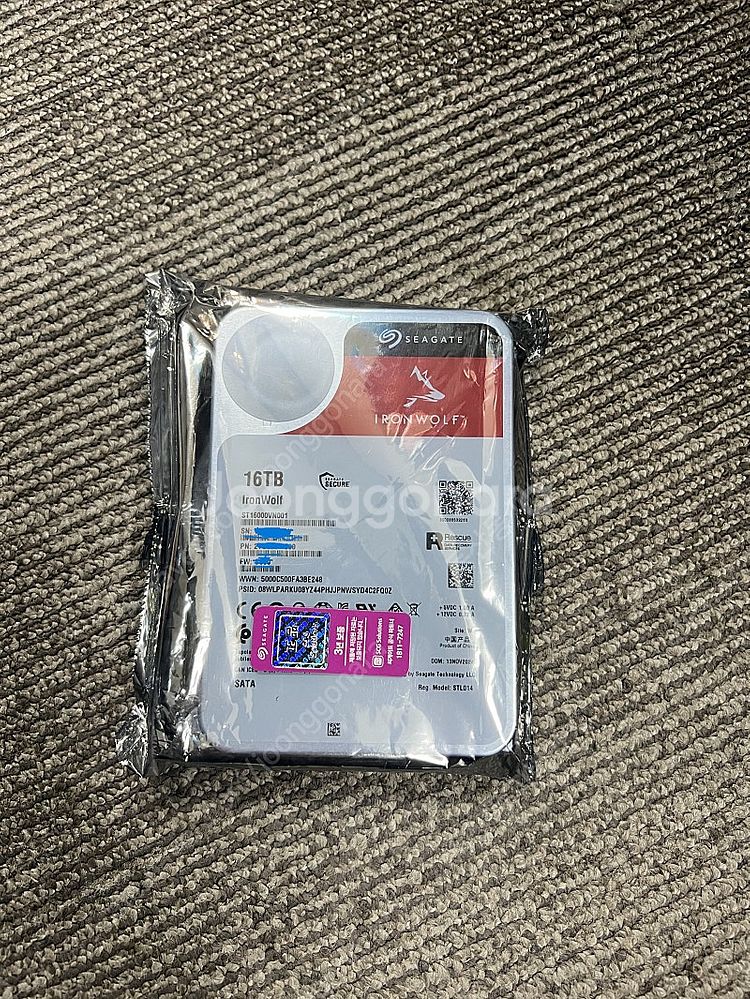 씨게이트 아이언울프 하드디스크 16TB 미개봉 새상품 ...--0