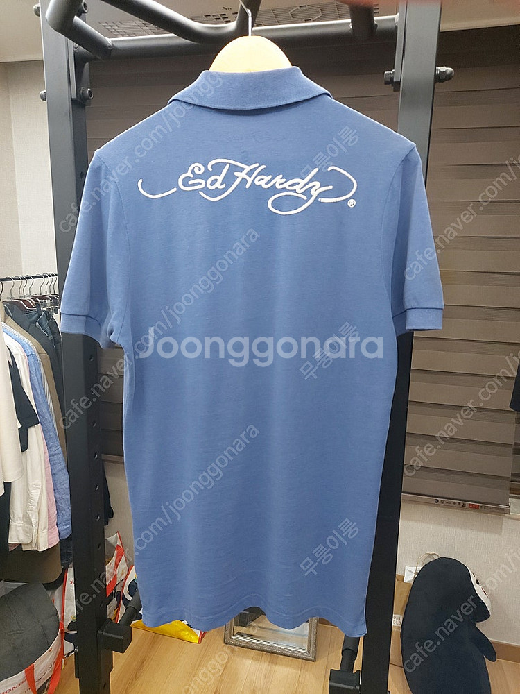 에드하디 Ed hardy 자수 카라티 반팔 S size--4