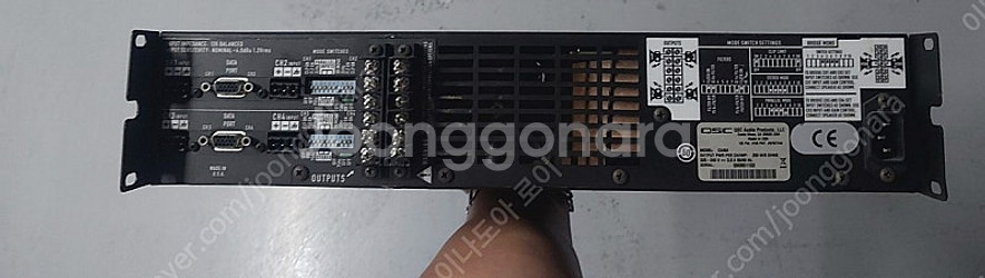 QSC 파워앰프 250W 4채널 CX404--1
