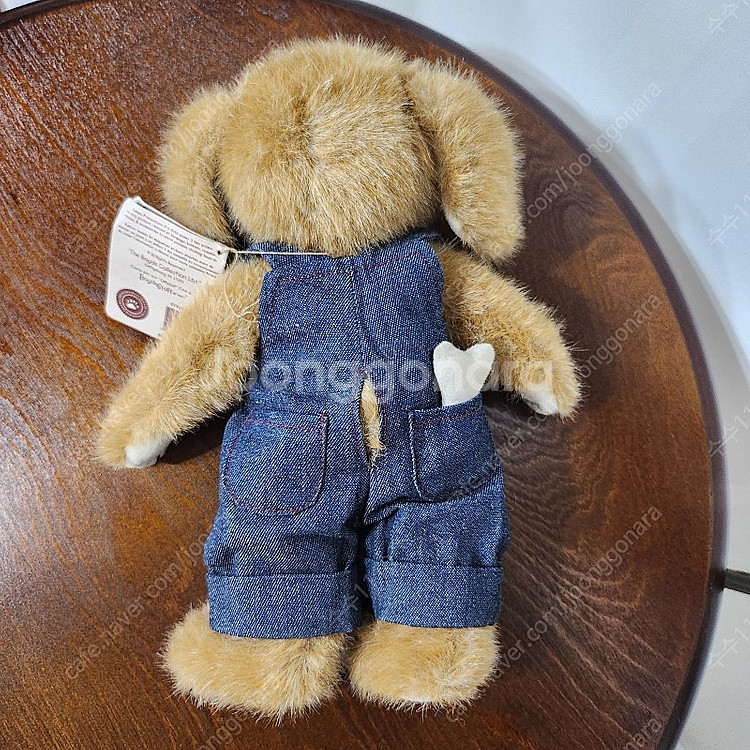 보이즈베어 멜빵 갈색 강아지 키덜트 빈티지 인형--2