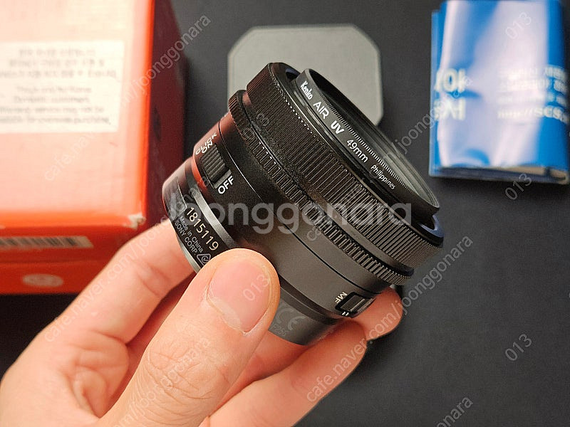 소니 40G f2.5 풀박스 판매합니다.--2
