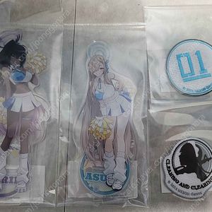 블루아카이브 3.5주년 미개봉 굿즈(아크릴,와펜)