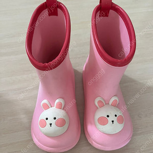 유아 핑크 토끼 장화 180