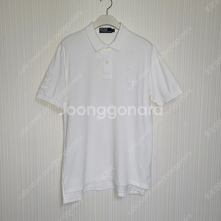 100-105 폴로 반팔카라티 화이트 빅포니 랄프로렌 ...--1