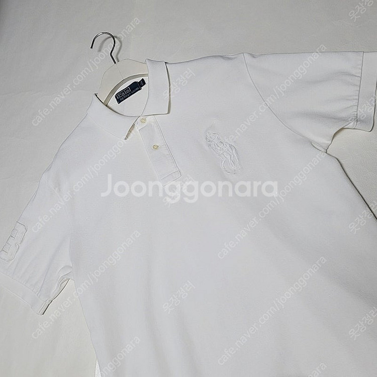 100-105 폴로 반팔카라티 화이트 빅포니 랄프로렌 ...--4