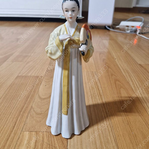 한복 여인 도자기 인형 조각상 인테리어 골동품