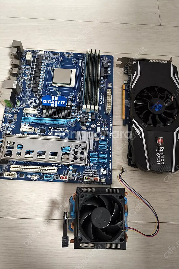 Amd컴퓨터 반본체 페넘2 1090T 기가870보드 삼...--0