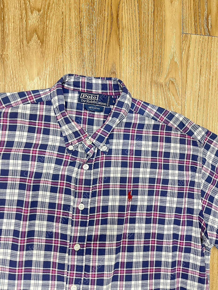 폴로 랄프로렌 반팔 체크셔츠 110 이미지