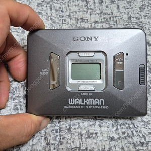 SONY 워크맨 WM-FX855 DARK GREY 색상 정상작동품 판매합니다.