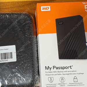 Wd mypassport 5tb 단순개봉 팝니다