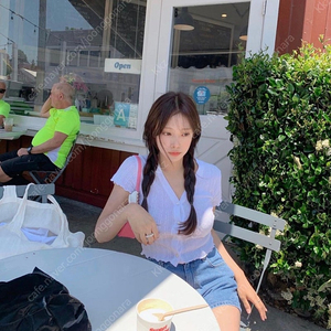 더위시 샵리즈 ayla frill cardigan 프릴가디건 새상품