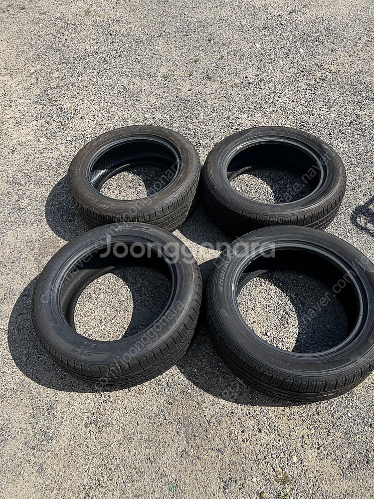 235-55-18 중고타이어4개--0