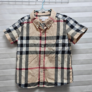 버버리 키즈 반팔셔츠 사이즈 2y 92cm