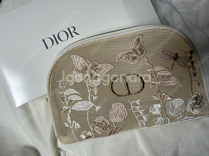 디올 플라워 메쉬 파우치 새상품 택포 5만원--0