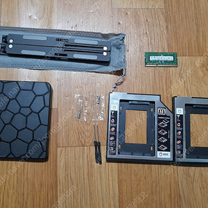 노트북 받침대, 멀티부스트 9.5mm, 외장 odd, DDR3 2g 일괄 택배비 포함