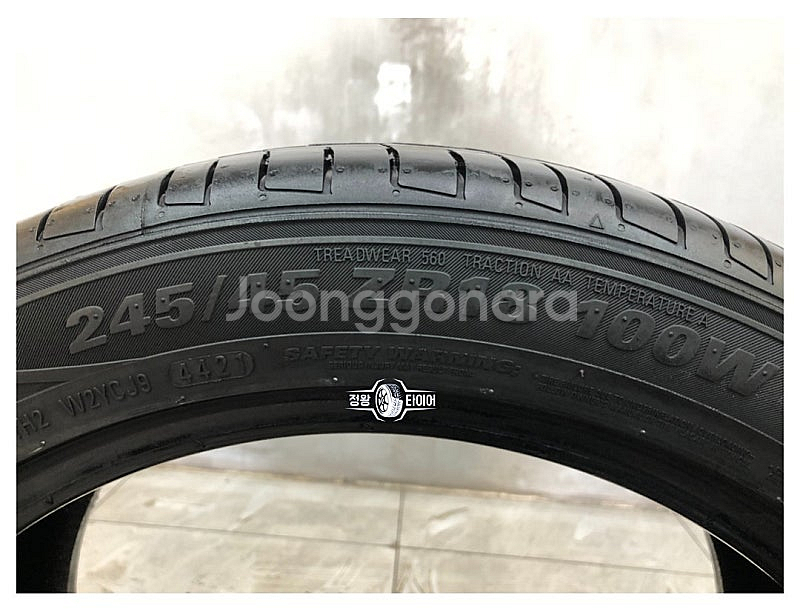 중고타이어 금호타이어 마제스티9 245/45R18--4