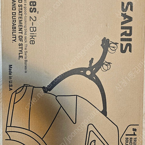 [새상품급] Saris Bones 2-Bike 자전거 캐리어 (트렁크 장착형)