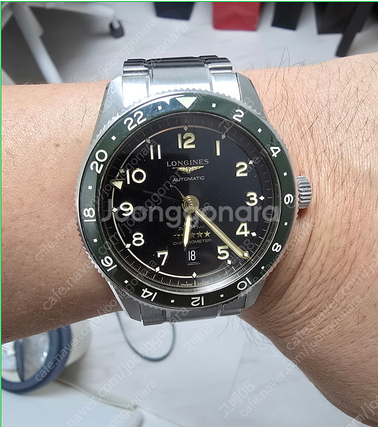[최저가] 론진 줄루타임 42mm (녹색)--1
