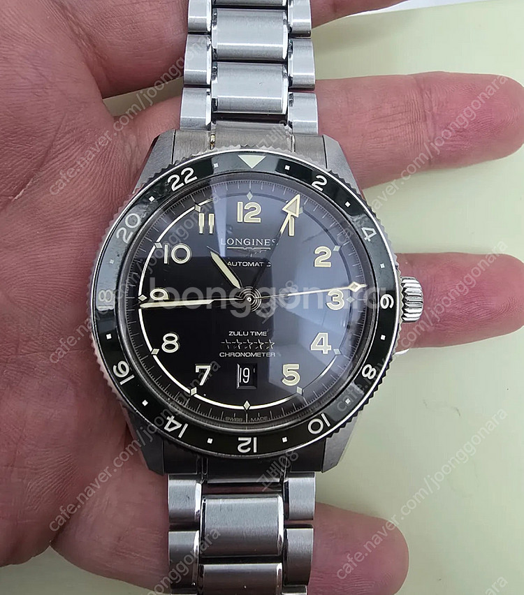 [최저가] 론진 줄루타임 42mm (녹색)--0