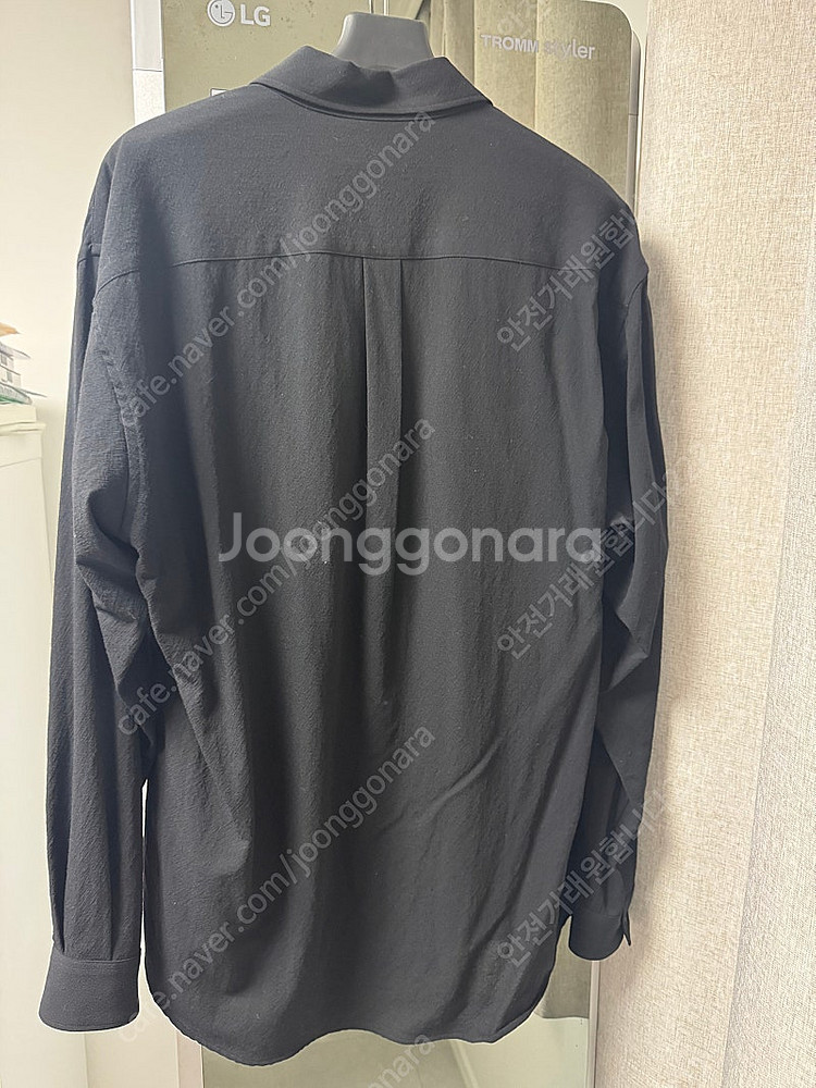 (새상품,택있음) 오라리 셔츠 비엘라 블랙 셔츠 4사이즈 auralee 판매 드레익스 코모리 피그벨 아프레쎄 헤릴 ...--1