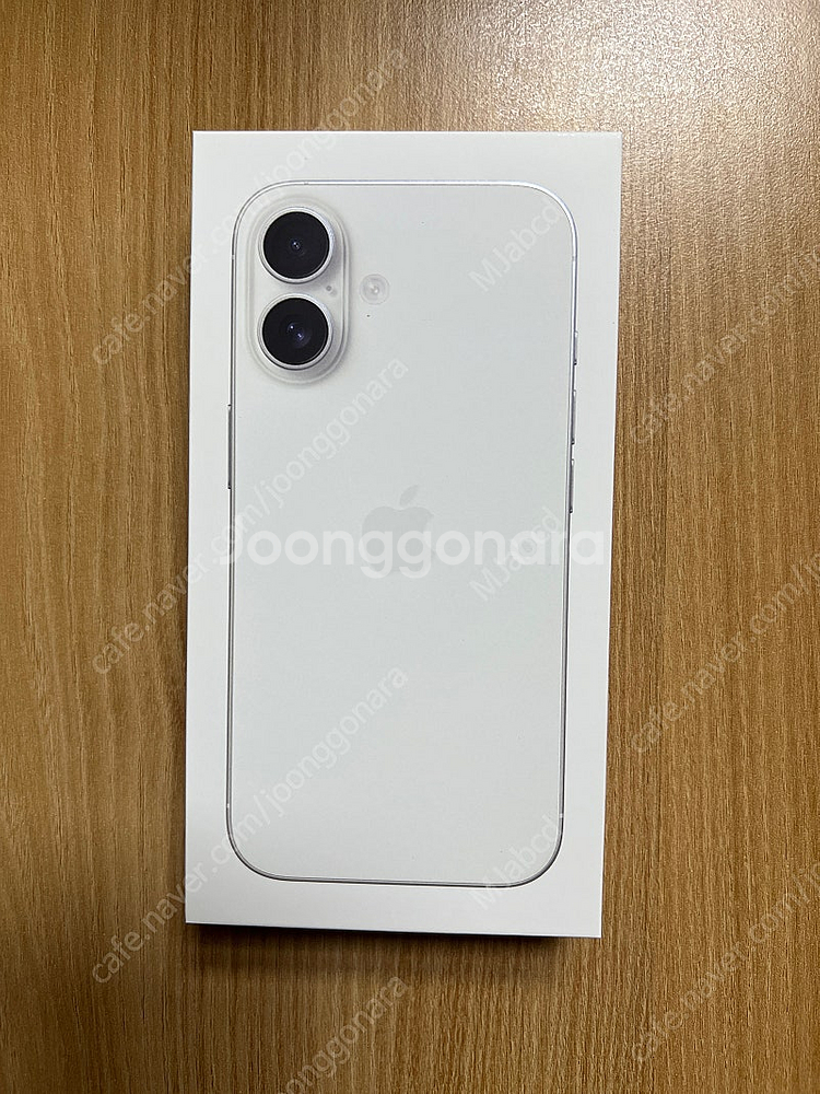 아이폰 16 화이트 256G 자급제 미개봉--0