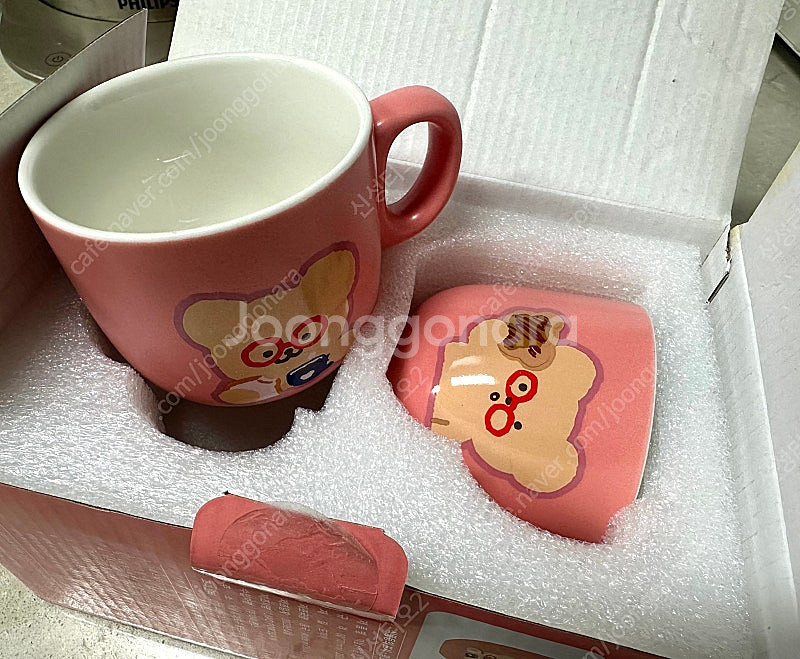 맥심 힌정 증정용 머그잔 2p﻿--1