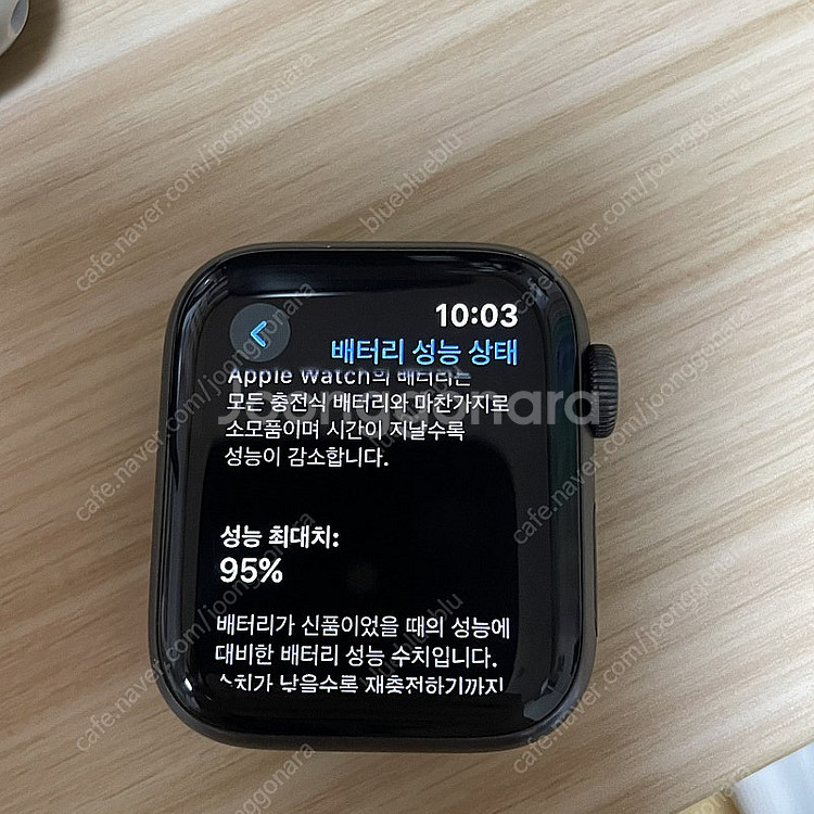 애플워치5 스페이스그레이 40mm gps--3