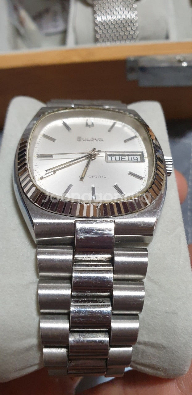 (판매-가격인하) 부로바 BULOVA 빈티지 사각 일체...--0