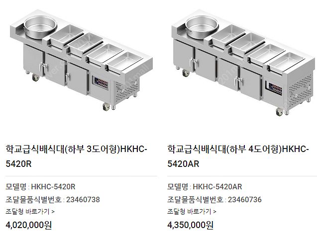 (201)HK 업소용 자율 배식대 보냉 보온 구내식당 ...--1