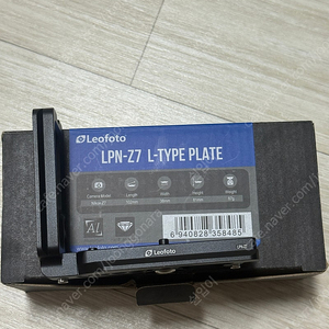 레오포토 LPN-Z7 L플레이트 니콘 Z7/ Z6/ Z7II/ Z6II 팝니다.