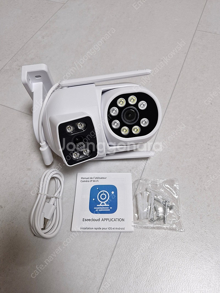 미사용 고화질 듀얼카메라 CCTV 팝니다. (128GB...--0