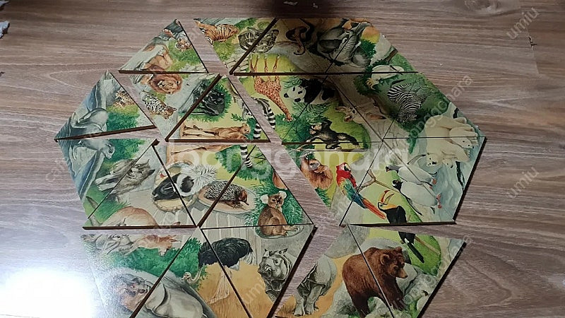 아가월드 몬테소리 트리즐(동물원목퍼즐, 노아의방주 애니멀아띠 아임어리틀--9