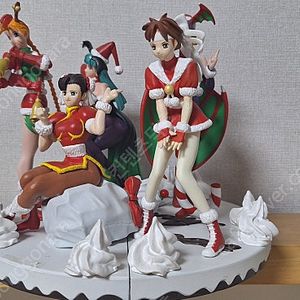 캡콤 크리스마스 산타걸 피규어 전 5종 디오라마 팔아요