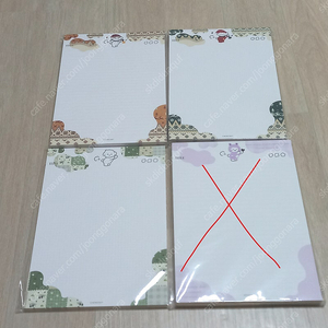 서희숲 온숲 여리상점 b5 하프 쿼터 미니북 노트패드 떡메모지 66종 각 50매씩 골라담기!!