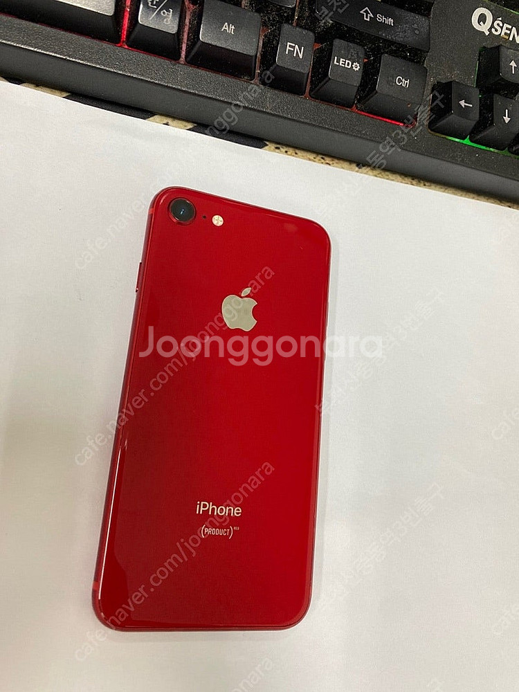 204047 아이폰8 레드 A급 256GB 배터리성능1...--0