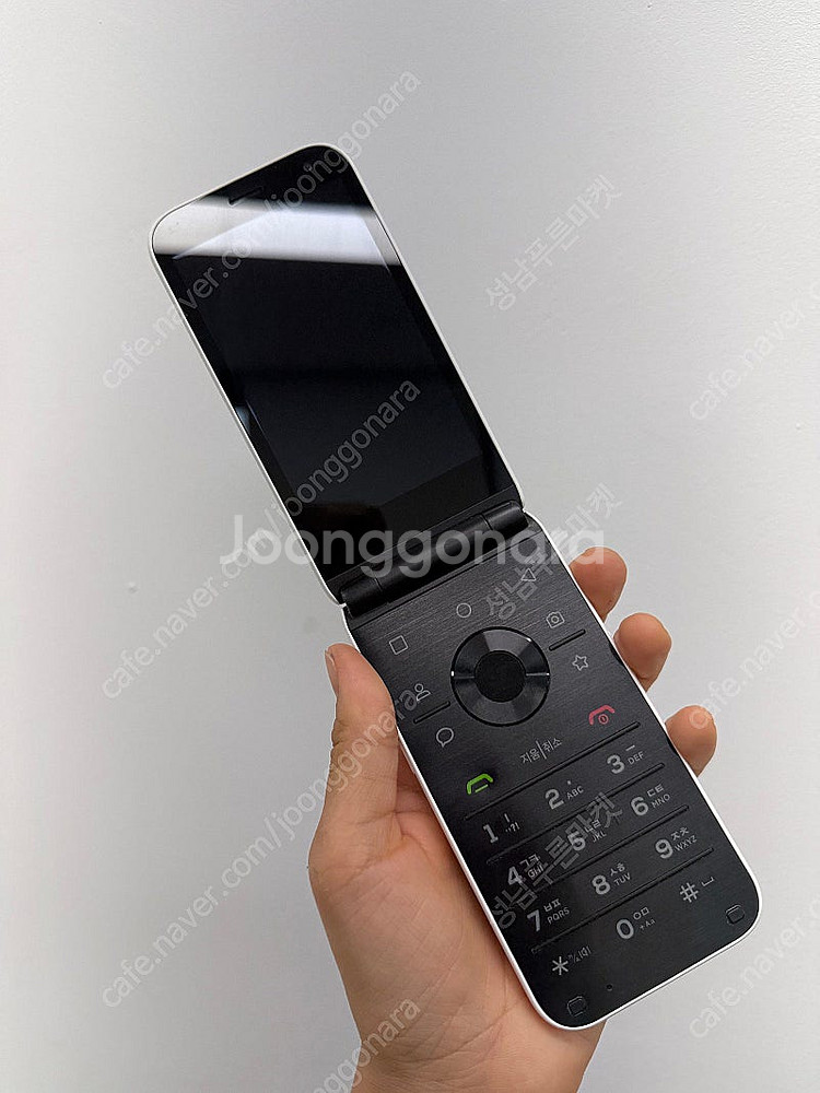 M120 마이브 스타일폴더폰 화이트 32기가 6만--2