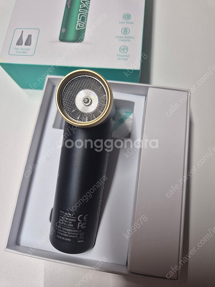 KiCA JET FAN2 초경량 무선 송풍기 강력 휴대...--2