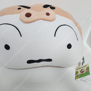 짱구시리즈 부리부리대마왕 흰둥이 얼굴쿠션