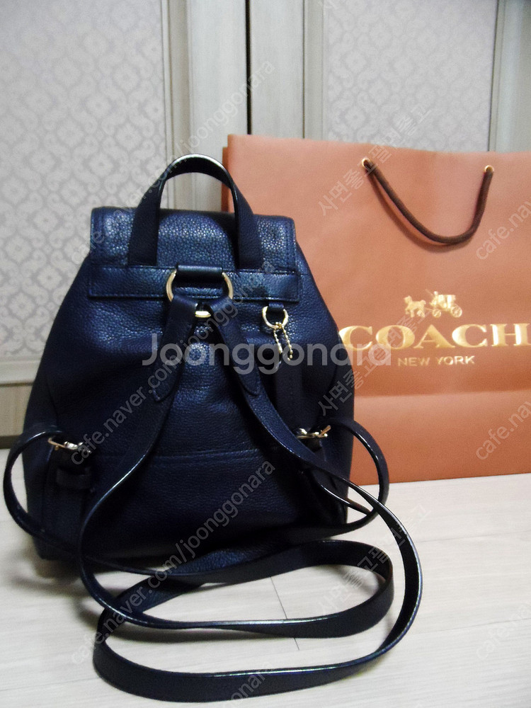 COACH 코치 가방 백팩 (네이비) (보증서/더스트백...--2