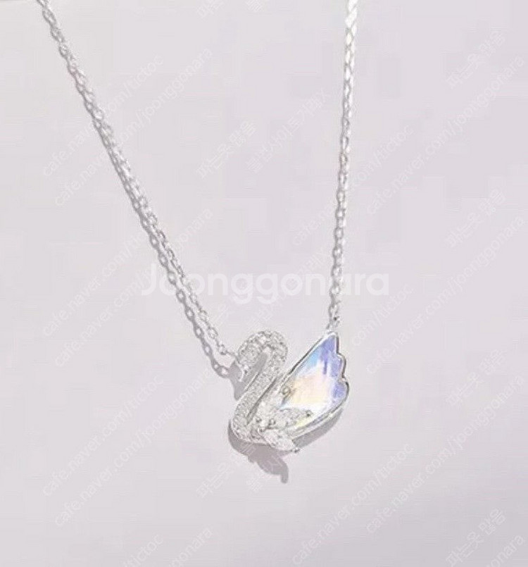 백조 목걸이 양산형 빈티지--0