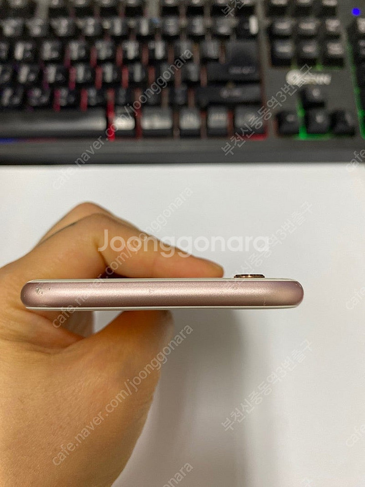 205186 아이폰6S 로즈골드 액정SS급 64GB 배...--3