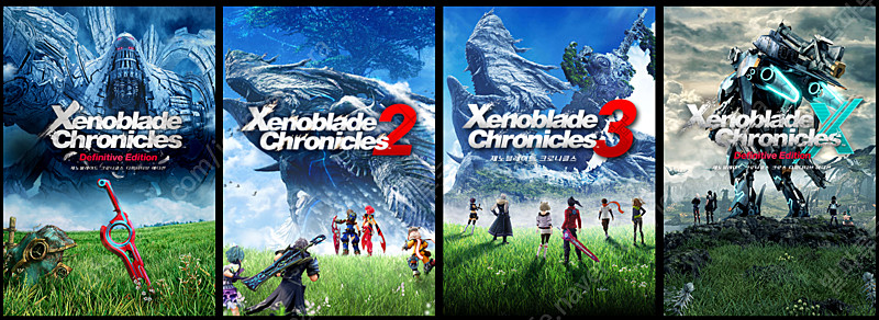 스위치 제노블레이드 1,2,3,크로스 삽니다 이미지