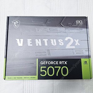 GEFORCE RTX 5070 OC 12GB 그래픽카드 급매합니다.