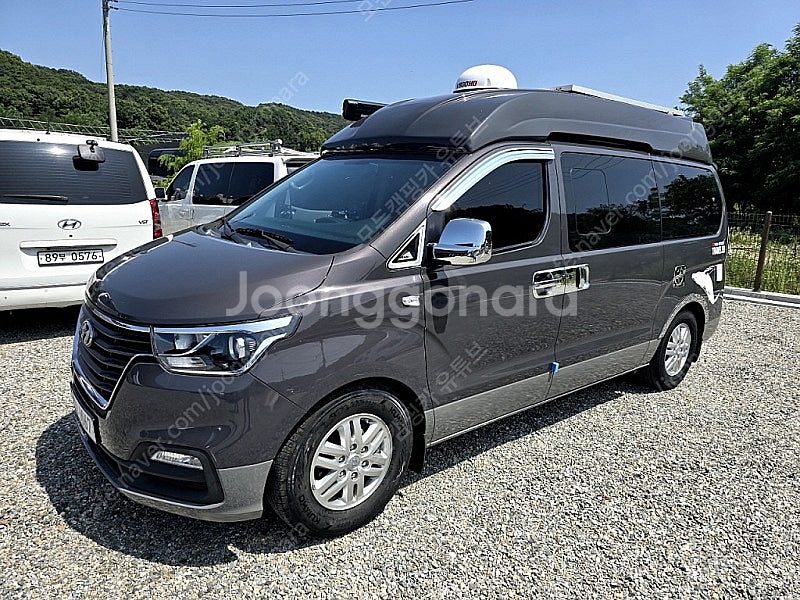 15년식 (더뉴개조)그랜드스타렉스 3인승 하이루프 캠핑카 (DC에어컨,풀옵션) 전액할부가능!--1