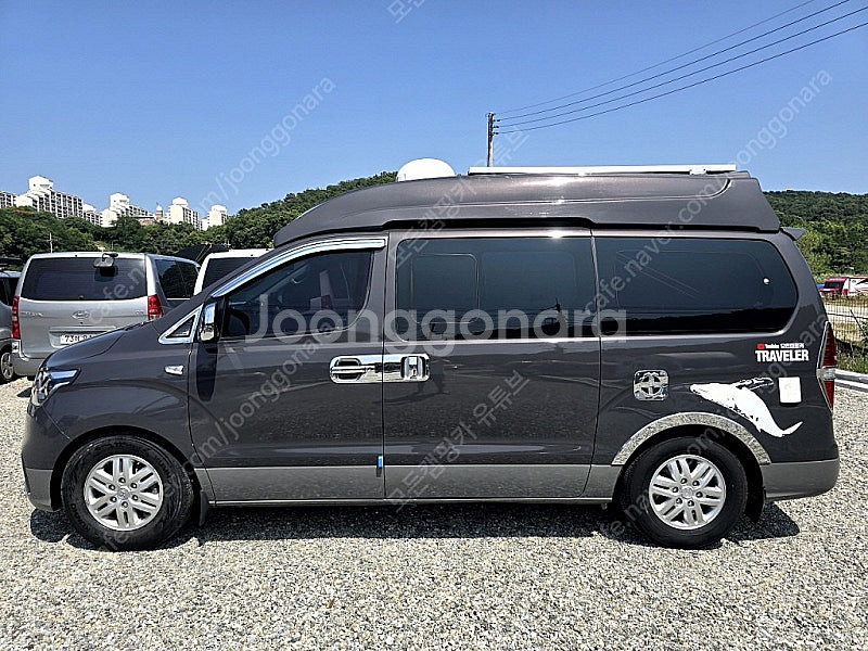 15년식 (더뉴개조)그랜드스타렉스 3인승 하이루프 캠핑카 (DC에어컨,풀옵션) 전액할부가능!--2